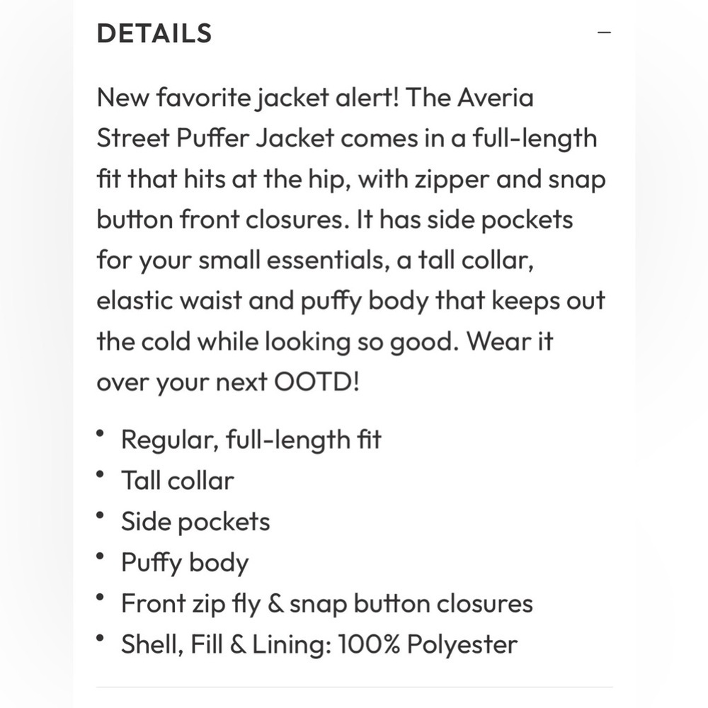 Vici Olive Puffer Jacket - Picture 6 of 7